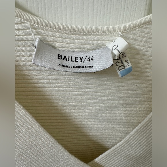 BAILEY 44 Ribbed Cross Layered Long Sleeve Top Sz XS - Picture 3 of 6